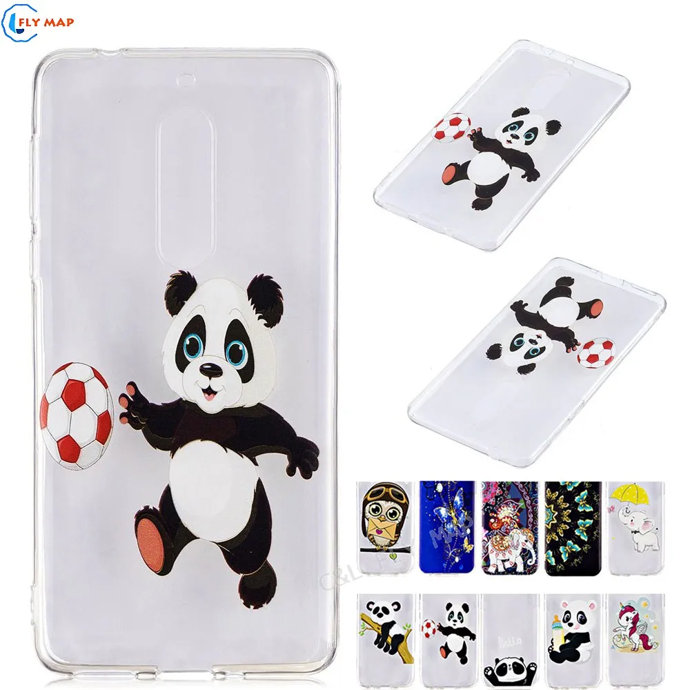 Transparent TPU Case For Nokia 5 TA-1024 TA-1053 Shell Bag For Nokia5 Dual TA-1027 TA-1008 TA-1044 Soft Silicon Phone Cover Capa