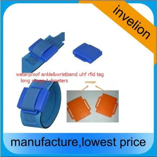 

860-960mhz reusable waterproof uhf rfid wristband 1-6 meter distance long range rfid tag chip timing solution swimming triathlon