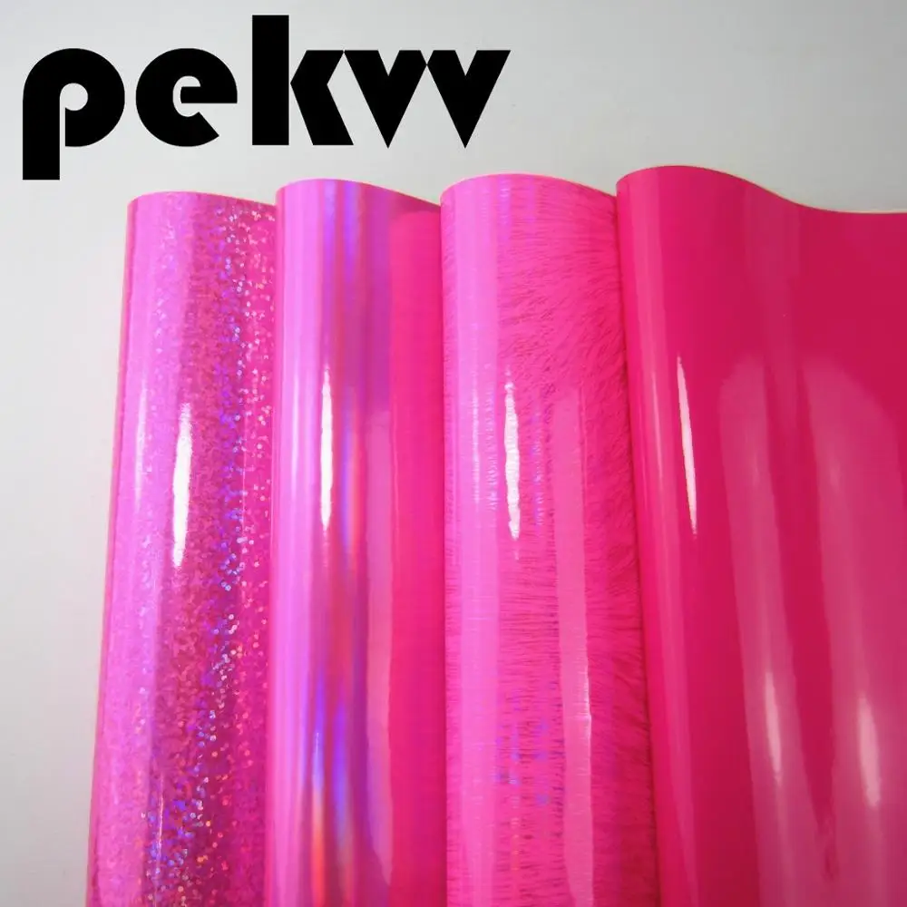 Розовая зеркальная искусственная кожа ткань синтетическая кожа для сумок DIY аксессуары для пиления A4 лист " x 11,8" 1 шт DP001