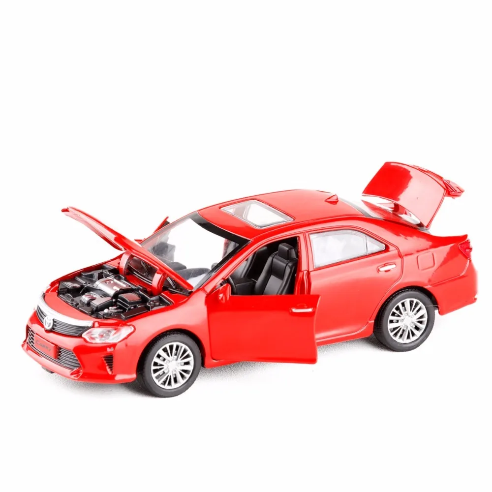  New 1:32 Scale TOYOTA CAMRY Metal Alloy Diecast Car Model Miniature Model With Pull Back Sound Ligh