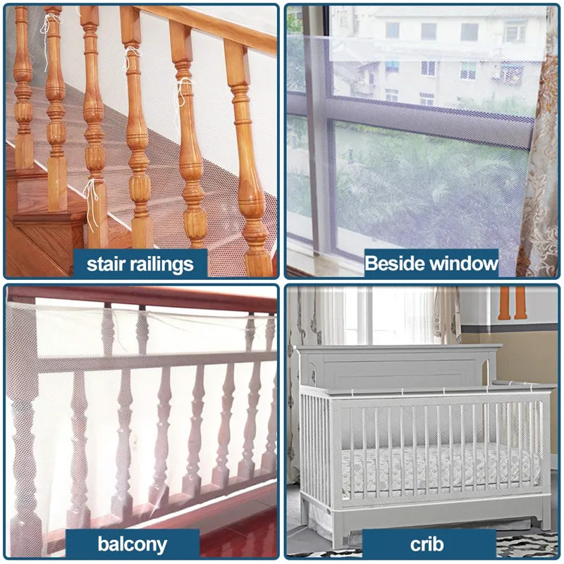 Baby Safety Balcony Net Protective Proof Stair Guards Mesh Safe