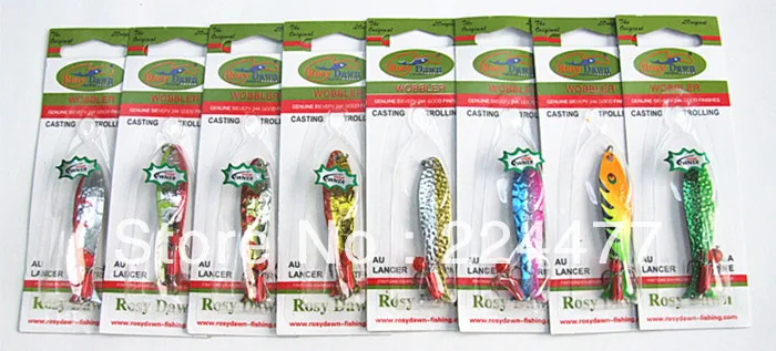 

5.8cm/3.5g Two Size Spoon Bait Pure Copper material Spinner Lure Metal lures Fishing tackle With Chinese hook