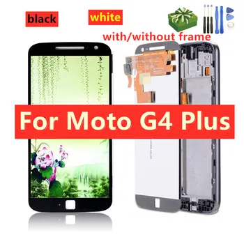 

5.5" Tested LCD For Motorola Moto G4 Plus XT1644 XT1642 LCD Display Touch Digitizer with Frame Replacement For MOTO G4 plus