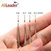 4 Pcs/Lot Hook Needle Crochet Micro Hook For Making Braiding Dreadlock Hair Tools 0.5Mm 0.6Mm 0.7Mm 0.8Mm Smooth Handle 3
