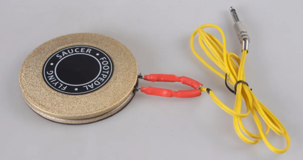 

New High Quanlity Tattoo Foot Pedal Footpedal FootSwitch Switch for Tattoo Power Supply Clip Cord Aluminum Tattoo Accessory