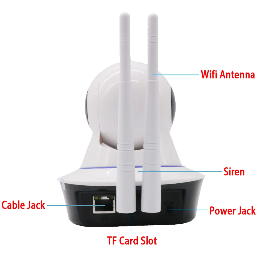 WIFI охранная сигнализация IP камера система безопасности PTZ HD аудио TF sd карта с