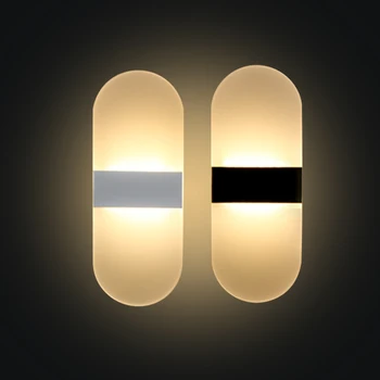 

3W indoor lighting led Wall fixtures Acrylic Wall Lamp Simple modern Light Aisle Bedside Bedroom Bathroom Lighting fixtures led