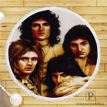 

Custom DIY Customized Microfiber Fabric queen band (1)@ Round Beach Blanket Towel Printed on Demand 150cm #19-01-28-4-150