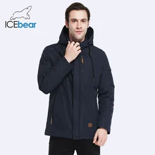 ICEbear 2018 High quality Men Coat Spring Autumn New Arrival Casual Parka Solid Thin Brand Fashion
