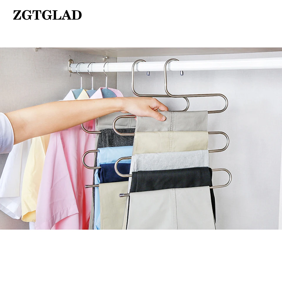 Buy ZGTGLAD 1Pcs New Stainless Steel Hanger S shape 5