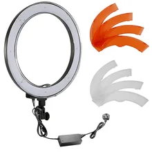 Neewer Camera Photo/Video 14″/36cm Outer 36W 180PCS LED SMD Ring Light 5500K Dimmable Ring Video Light+Plastic Color Filter