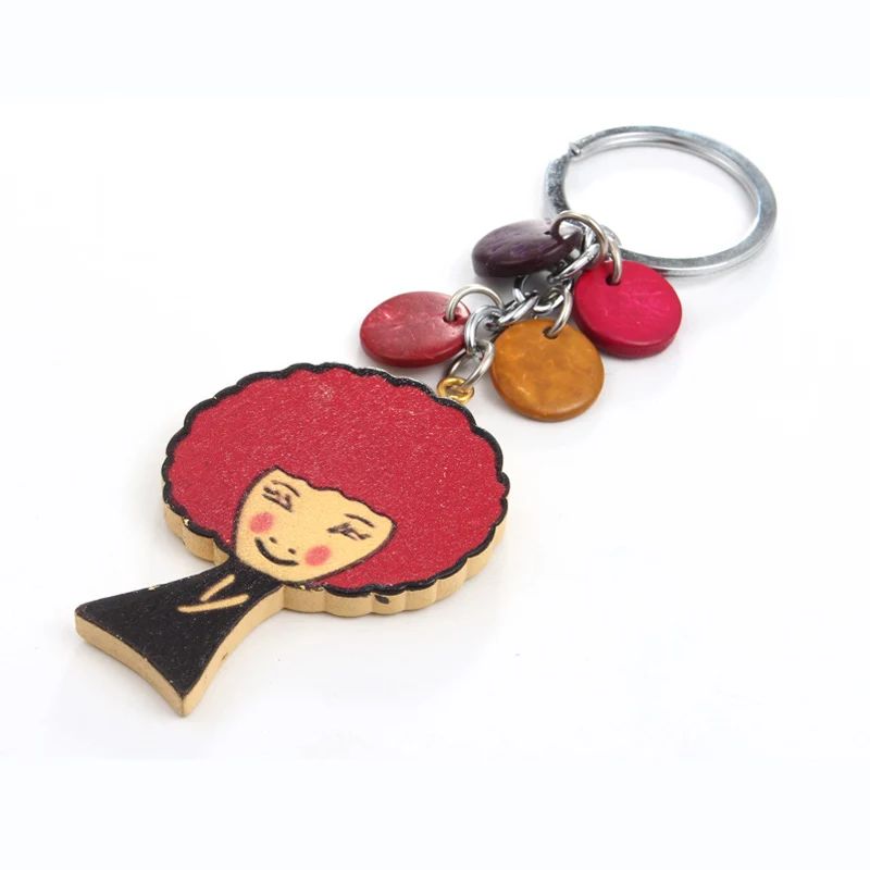 1PC font b Vintage b font Fashion font b Wooden b font Key Chain Car Key