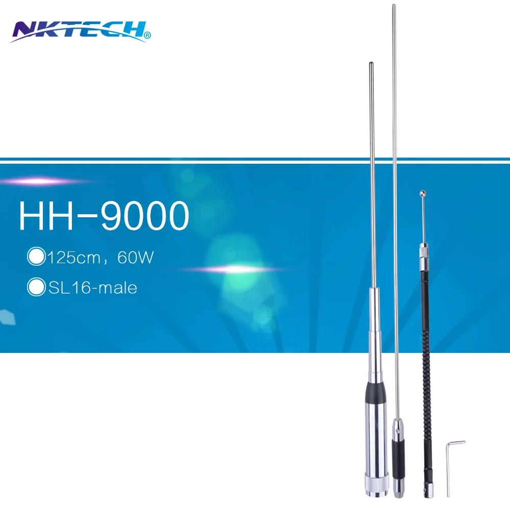 New Quad Band Stainless HH-9900 Antenna For TYT TH-9800 Mobile Transceiver ON0495