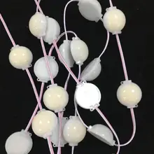 Круглый COB Светодиодный модуль DC12V 2 W 240LM светодиодный модуль ввода с объективом рекламный свет светодиодное фоновое освещение