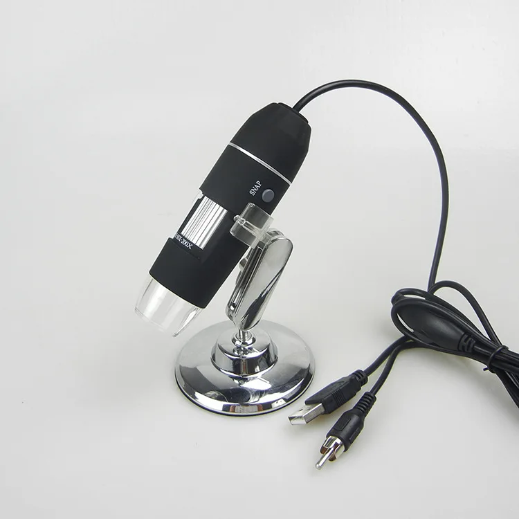 

30W pixel high resolution electronic microscope AV port RCA microscope TV interface