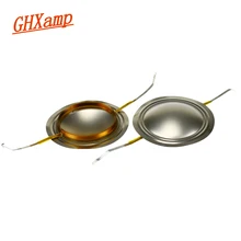 Ghxamp плоские провода 34,4 мм твитер звуковая катушка титановая пленка 8 Ом Trebel звуковая катушка алюминиевые запчасти для ремонта динамика 2 шт