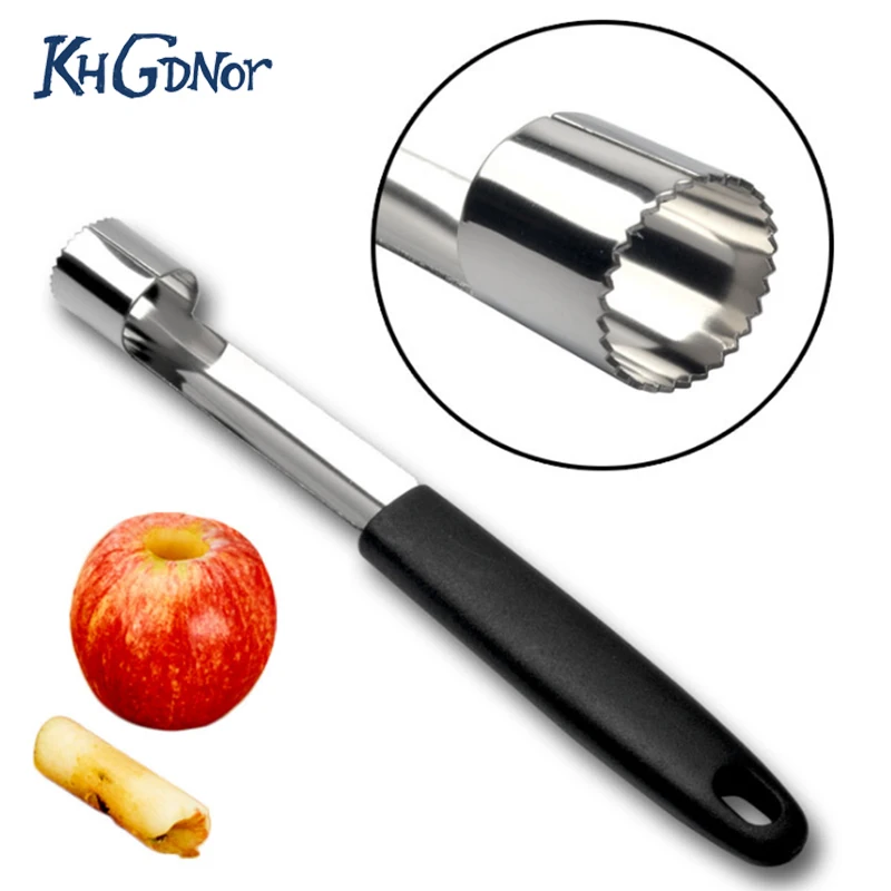 Горячая легкое стальное твист приспособление для удаления косточек для фруктов яблок сердцевины Питтер кухонный инструмент
