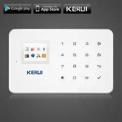Kerui G18 GSM дома охранной сигнализации Системы Встроенная антенна сигнализации Anroid IOS приложение удаленного Управление низкого напряжения
