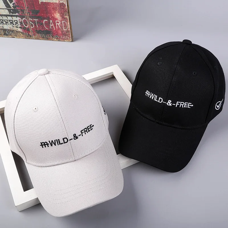 

Fashion Letter Embroidery Men Women Cotton Baseball Cap Youth Adjustable Casual Snapback Cap Spring Summer Outdoor Sun Visor Cap