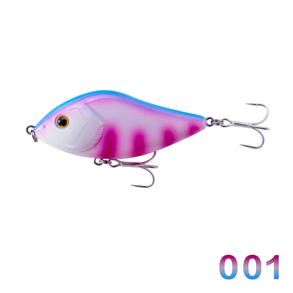 Hunthouse Рыболовная Приманка Карандаш VIB jerkbait 7 см/17 г 10 см/47 г stickbait цвета радуги для рыбалки бас pesca leurre - Цвет: 70mm 001