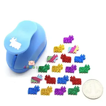

free ship eva foam punch 5/8'' 15mm milk cow shapes craft punch diy puncher paper cutter scrapbooking punches scrapbook