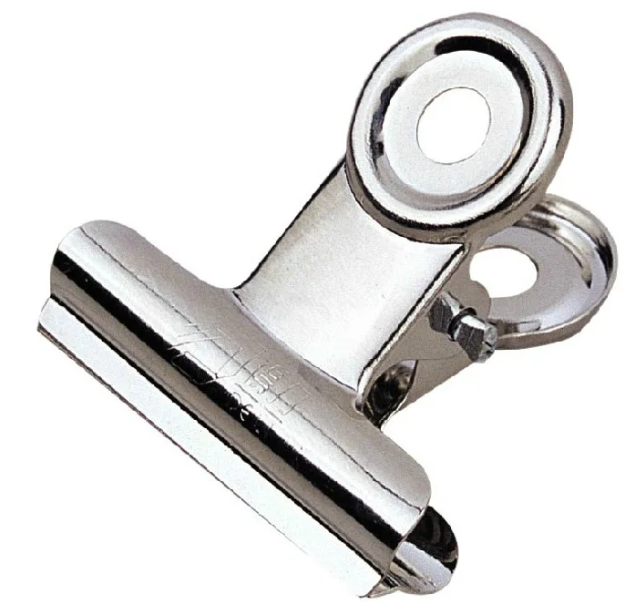 1pcs Deli 9525 Stainless Steel Silver Purse Wallet circular iron file