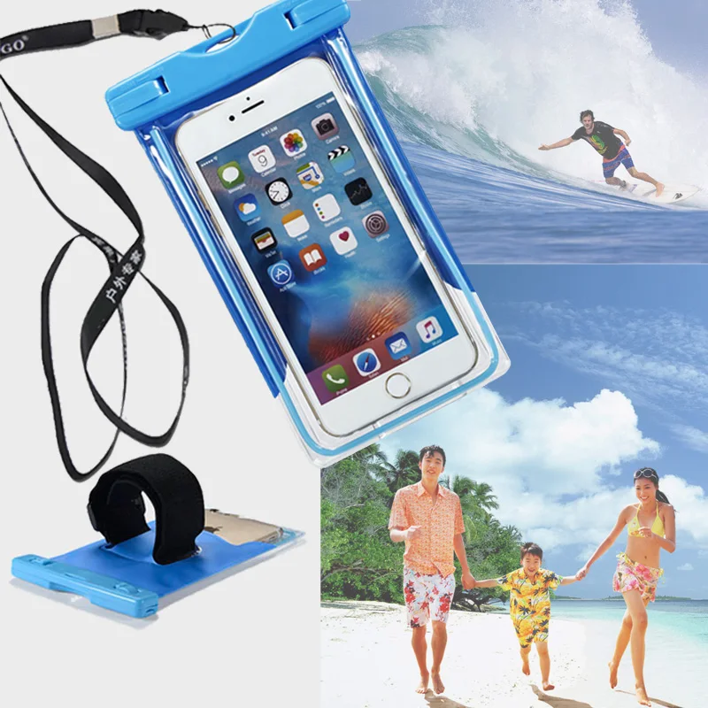 Clear Waterproof Pouch Case Cell Phone For Samsung galaxy