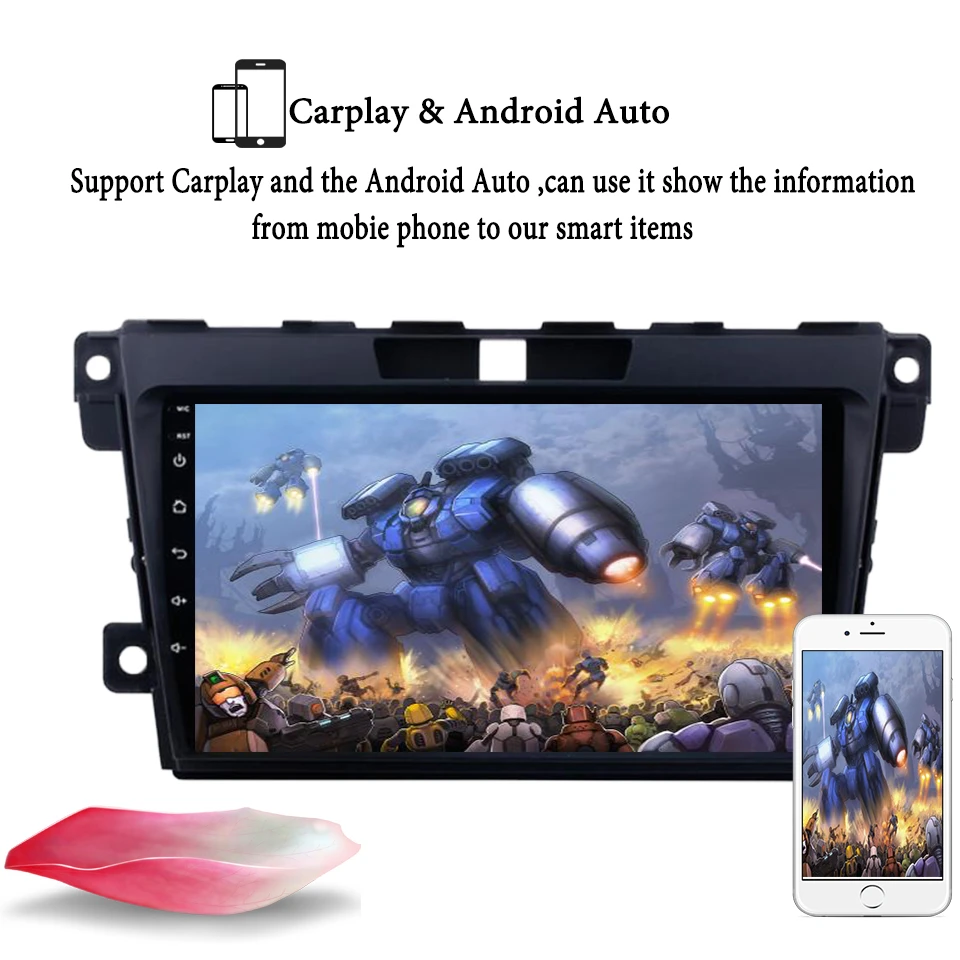 Android 10 0 Восьмиядерный Автомобильный dvd плеер для Mazda CX 7 CX7 2008 2013 ips сенсорный экран