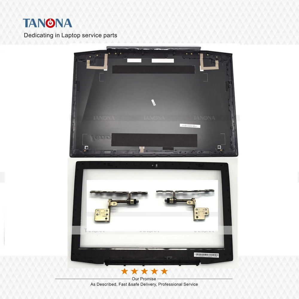 Для lenovo Y50 Y50-70 15," Топ ЖК задняя крышка+ передняя рамка+ петли без касания AM14R000400 5CB0F78772 AP14R000900