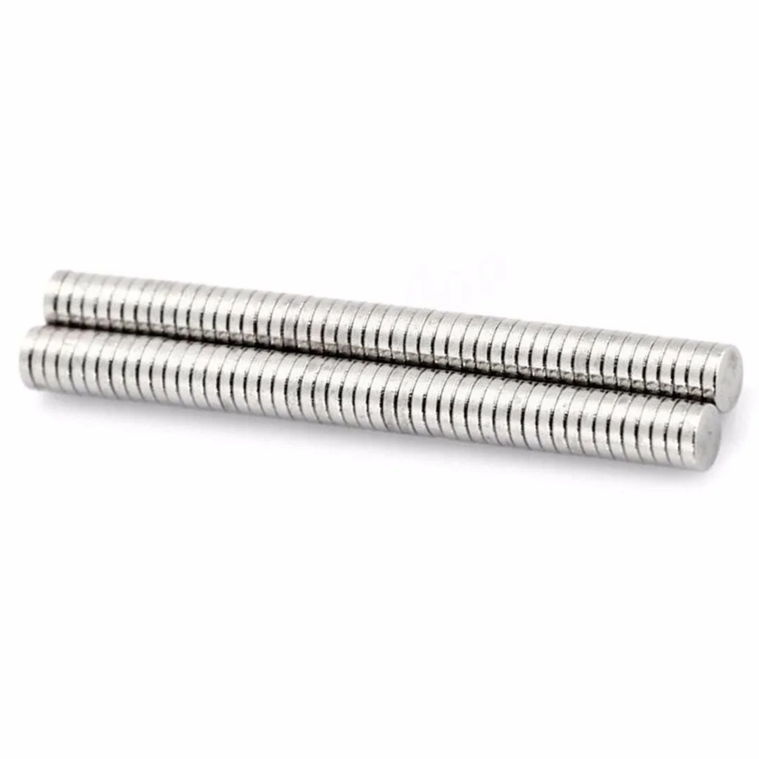 

20pcs Silver Round Disc Neodymium Magnets NdFeB N38 Super Magnets Mini Magnets 4mm * 1mm For Industrial Commercial Use
