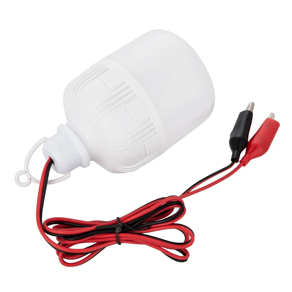 

HuaXinV 12 W LED Bulbs E26 E27 12vdc 12vac Light Bulbs low Voltage Edison Screw in Light Bulbs with 1.3M cable and clip integrat