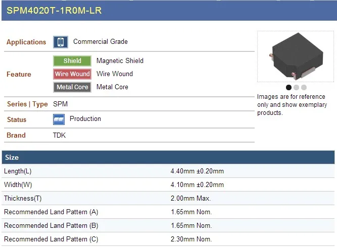 SPM4020T-1R0M-LR