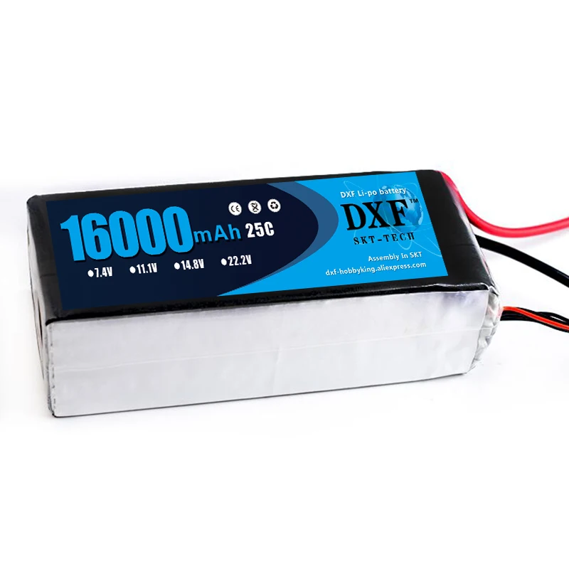 DXF Lipo Дрон FPV аккумулятор 22,2 V 16000mah 25C Max 50C игрушки и хобби для квадрокоптеров вертолетов RC модели литий-полимерный