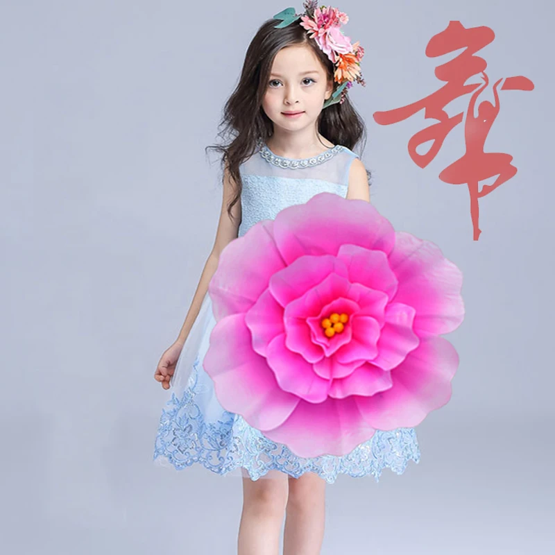 Реквизит для танцев с цветами пиона, ручной цветок, детские игры для ...