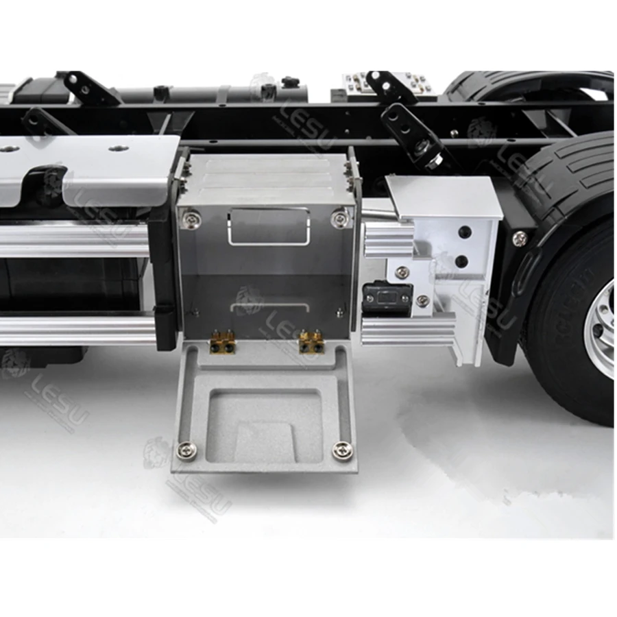 Металлический ящик для инструментов грузовиков Тамия Volvo FH12 FH16 1/14 56360 RC тракторов