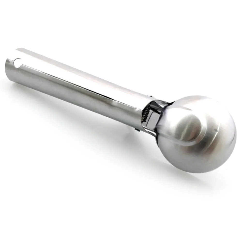 Ice Cream Scoops Stainless Steel Fruit Digger Non-Stick Spoon Tool Ice Cream Ball Maker Kitchen Tools for Watermelon Cake