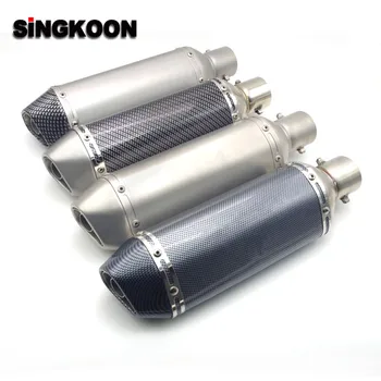 

For triumph tiger 800 Yamaha mt03 mt07 mt 09 tracer 51mm Motorcycle Exhaust Pipe Moto GP Escape Exhaust Scooter Sport Exhaust