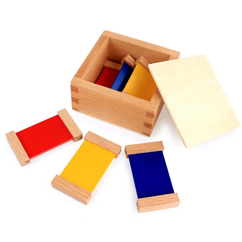 Wooden Montessori Sensorial Materials Color Tablets Learning Educational Toys for Toddlers Juguetes Brinquedos MK0264H