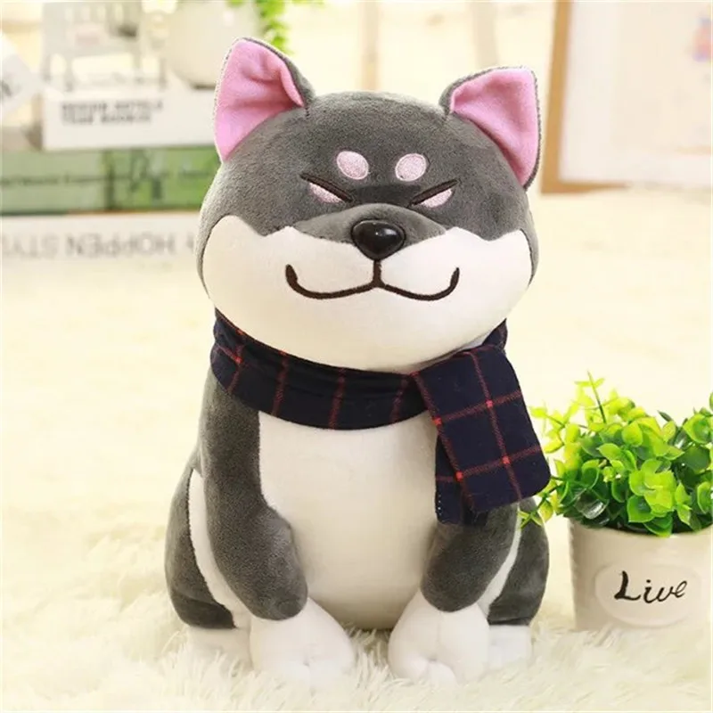 Limitada de algodón Real Tv y personaje de la película de unicornio Peluches Shiba Inu Perro Japonés muñeca de juguete Doge lindo Cosplay regalo 25 cm