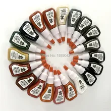 20 шт./лот 10 мл постоянный Макияж татуировки пигментные чернила Kit бровей губ