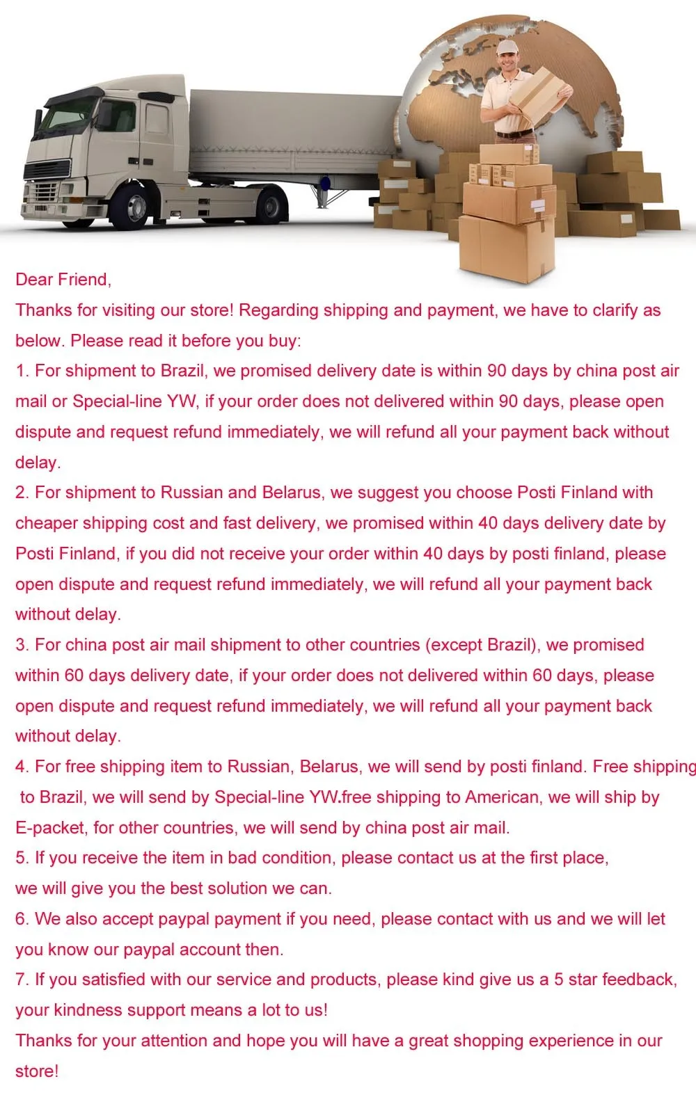 shipping