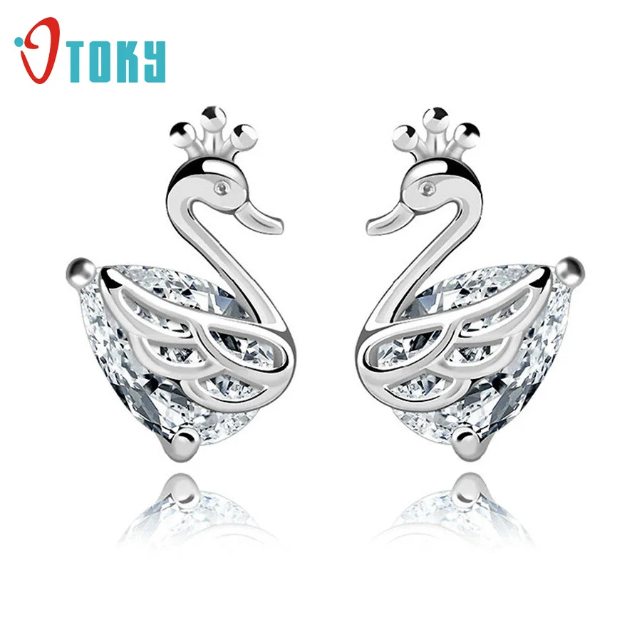 Triángulo de plata esterlina 925 Pendientes Pernos De rayas mujeres de las Señoras De Regalo
