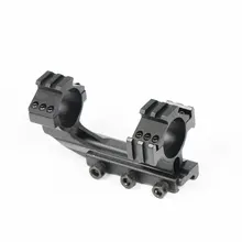 Тактический 1 дюйм 25,4 мм 30 мм длинное двойное кольцо цельный Пикатинни Вивер рельс охотничий прицел крепления аксессуары