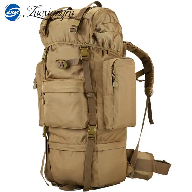 Zuoxiangru 65L мужской рюкзак многофункциональная водостойкая нейлоновая сумка камуфляжные рюкзаки