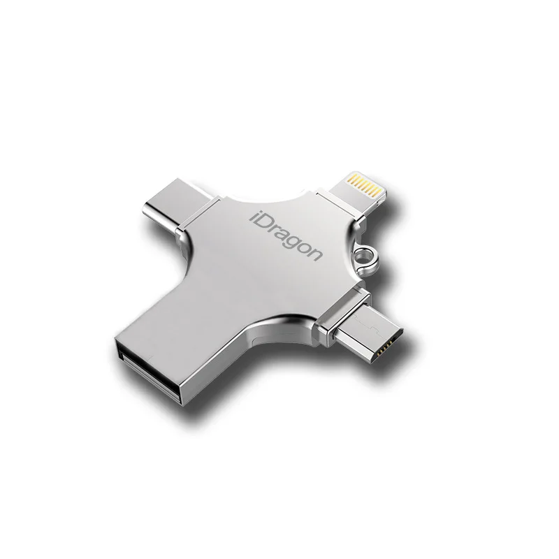 LLL TRADER 64 ГБ флеш накопитель для хранения OTG USB iOS iPhone 7 iPad Android PC металлический u диск