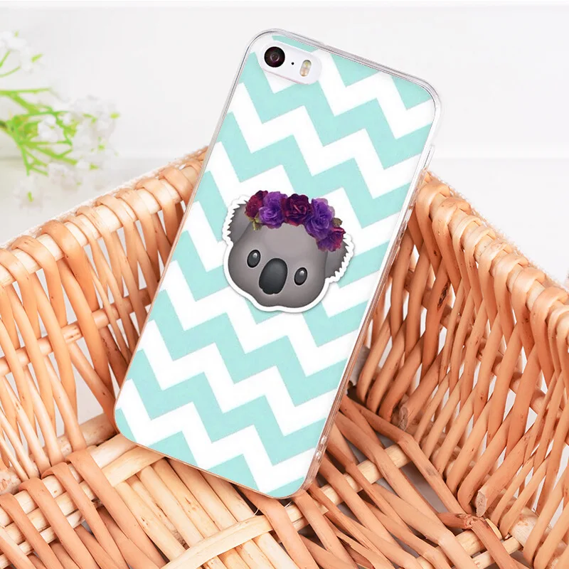 MaiYaCa For iphone 7 8 6 X Case Cartoon animal Cute Koala Art Collage Phone Case for iPhone 8 7 6 6S Plus X 5 5S XS XR XSMAX