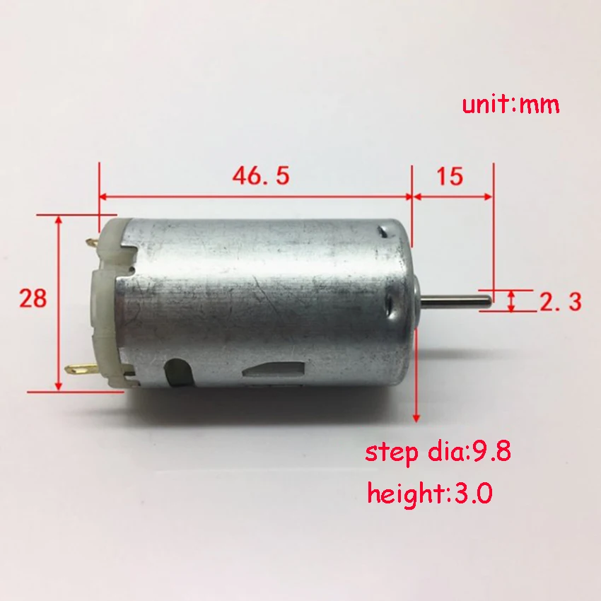 390 модель DC6-12V углеродная щетка микро мотор встроенный вентилятор охлаждения большой крутящий момент высокая скорость сильная Магнитная электрическая техника