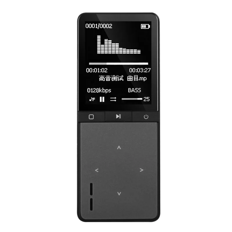Новинка Bluetooth спортивный MP3 плеер портативный аудио 8 Гб со встроенным динамиком fm-радио шагомер APE Flac музыкальный плеер ONN W8