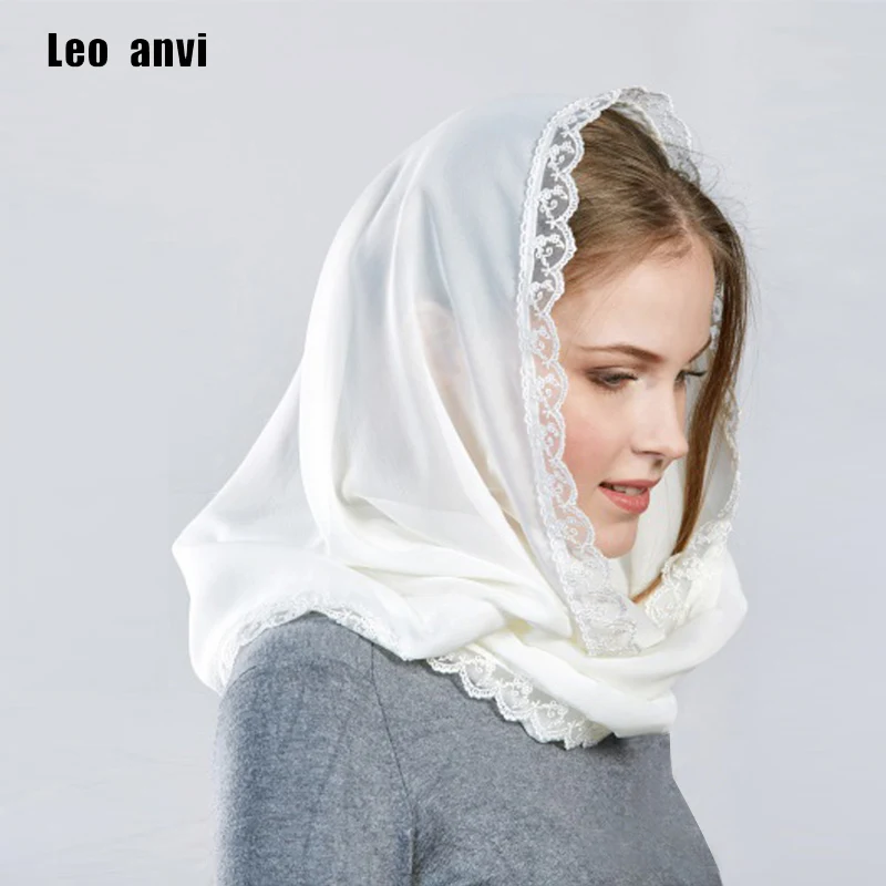 Herenhuis Afhankelijk Immuniteit Leo anvi Ontwerp vrouwen sjaal chiffon hoofddoek dames foulard femme  bandana kant Hoofddoeken voor vrouwen ring wrap moslim hijab - AliExpress