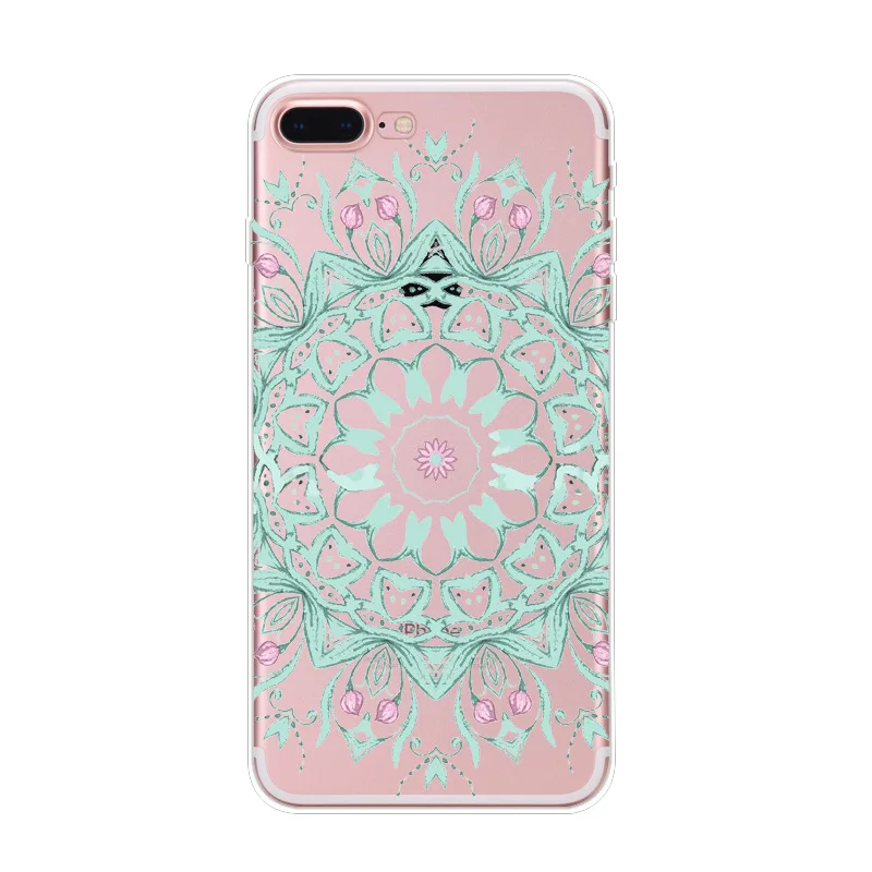 Чехол для Телефона Iphone X 5 5s 6 6s 7 Plus 8 цветной красивый кружевной с цветами мягкий